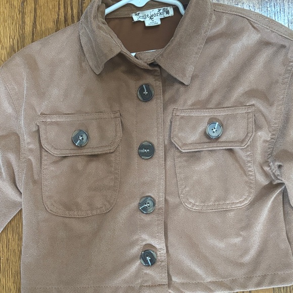 Knitworks Kids Tan Jean Jacket - Picture 3 of 8